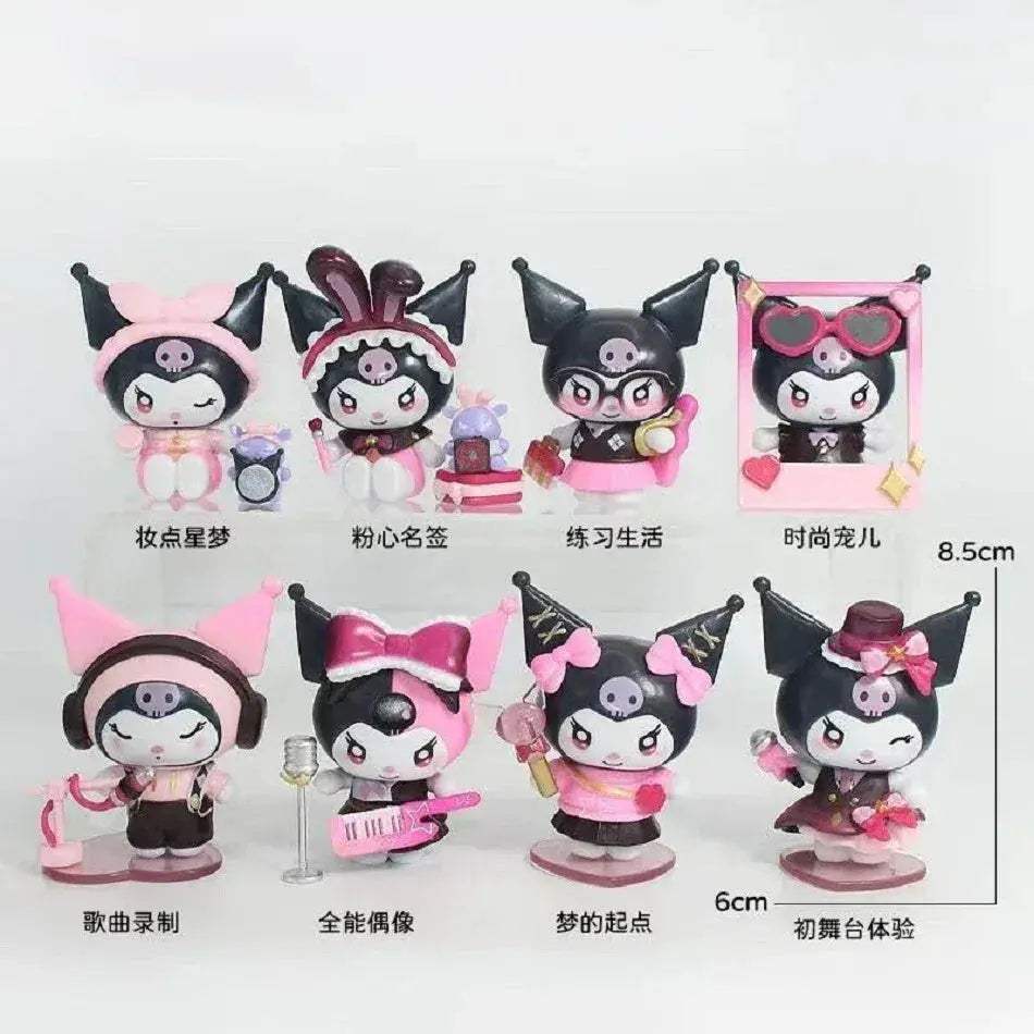 Kuromi Sanrio Sparkling Idol Blind Box Figures Set - ToylandEU