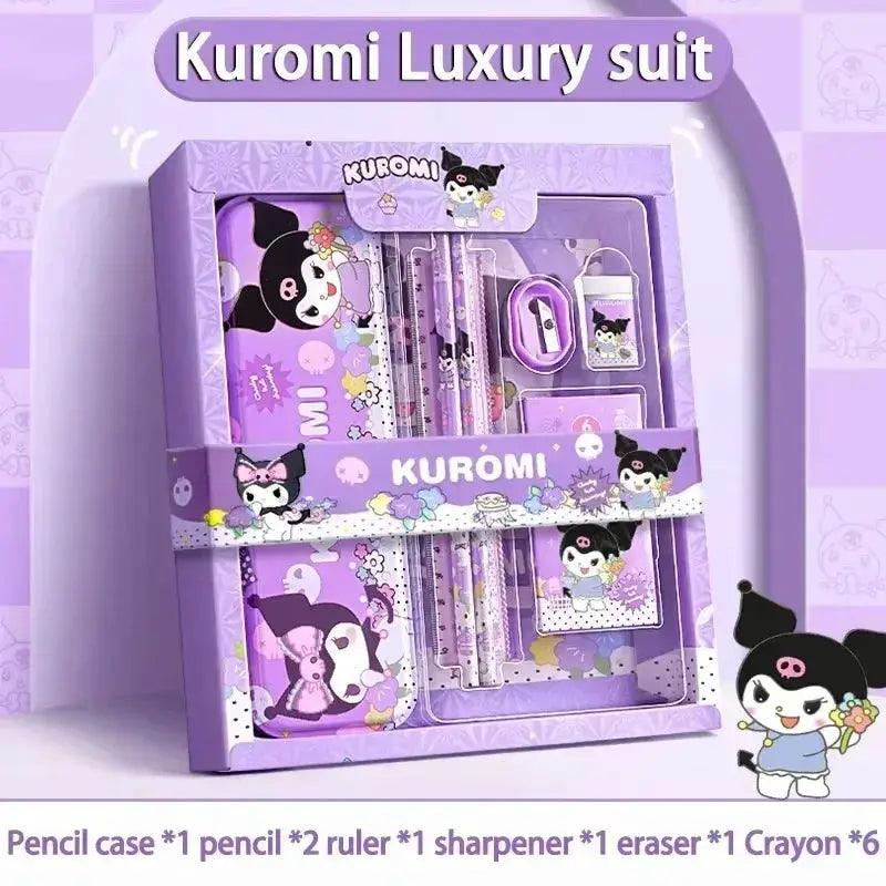  Kuromi Sanrio Stationery Set 12Pcs Pencils Erasers Gift -  ToylandEU™
