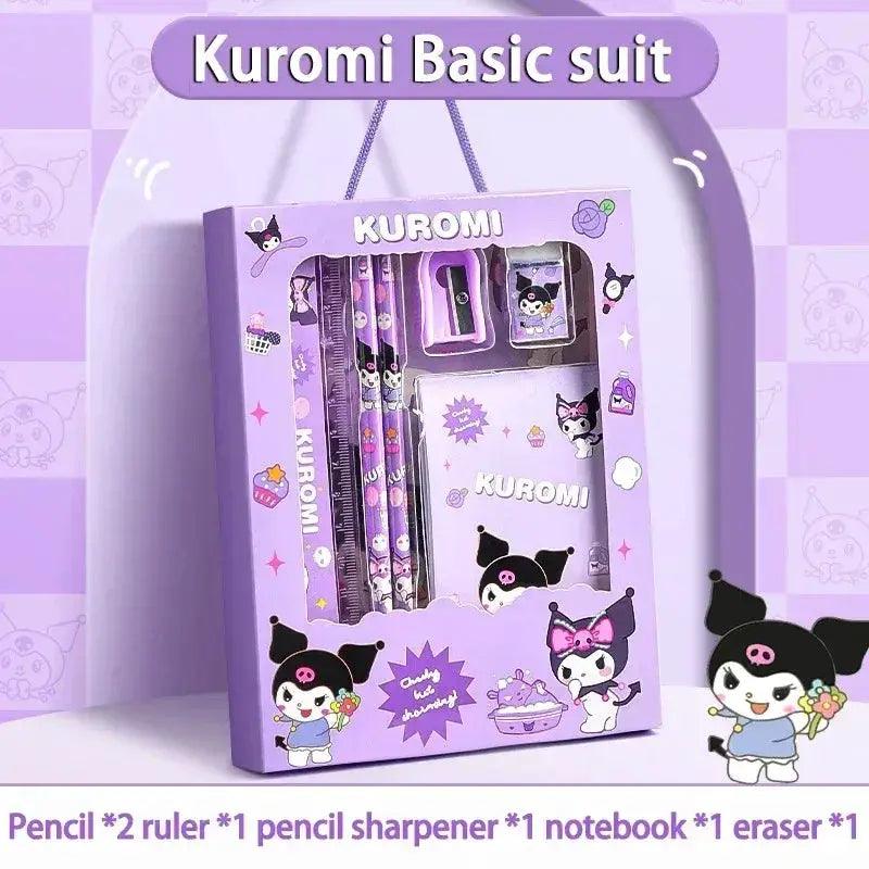  Kuromi Sanrio Stationery Set 12Pcs Pencils Erasers Gift -  ToylandEU™