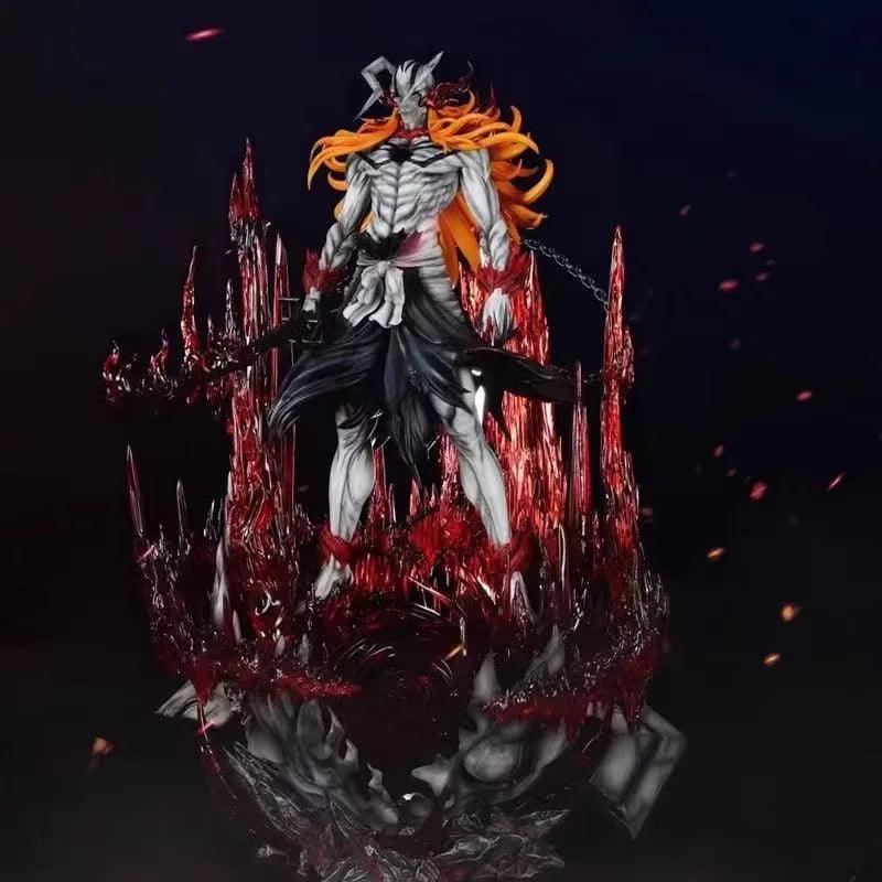  Kurosaki Ichigo and Ulquiorra Cifer Anime Figures, Bleach Espada Vasto Lorde Hallow Figurines 