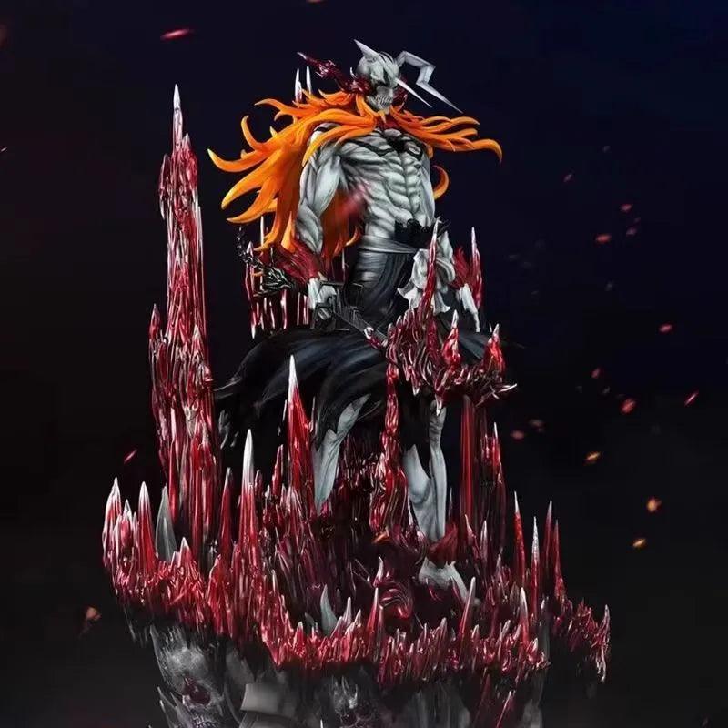  Kurosaki Ichigo and Ulquiorra Cifer Anime Figures, Bleach Espada Vasto Lorde Hallow Figurines 
