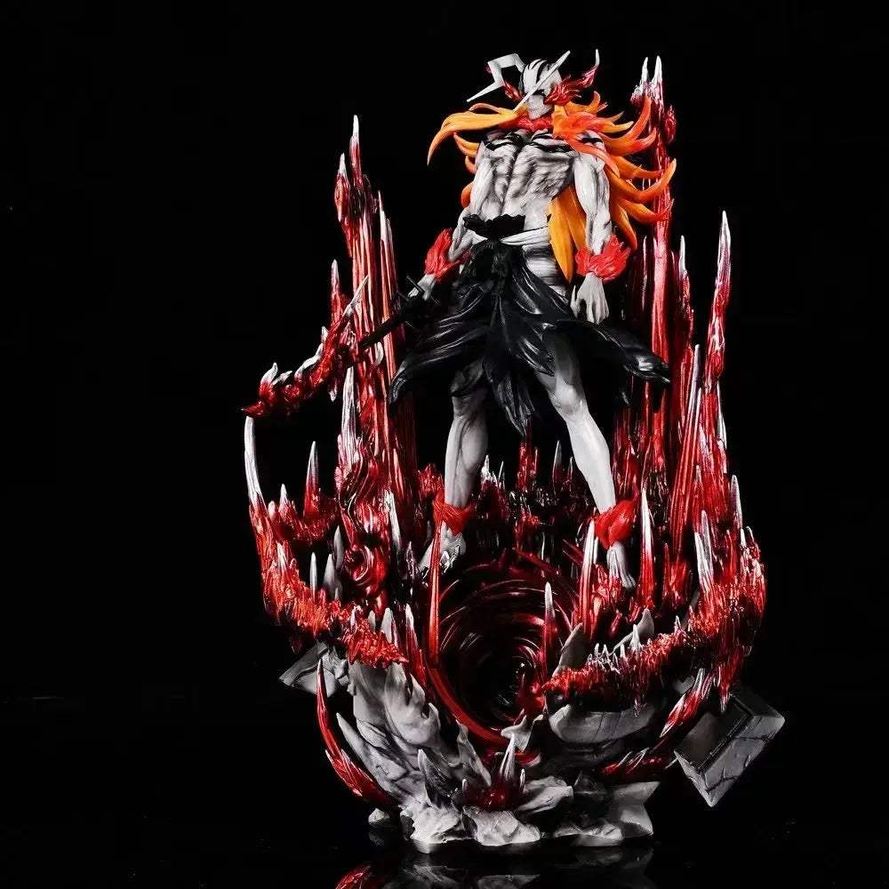 Kurosaki Ichigo and Ulquiorra Cifer Anime Figures, Bleach Espada Vasto Lorde Hallow Figurines - ToylandEU