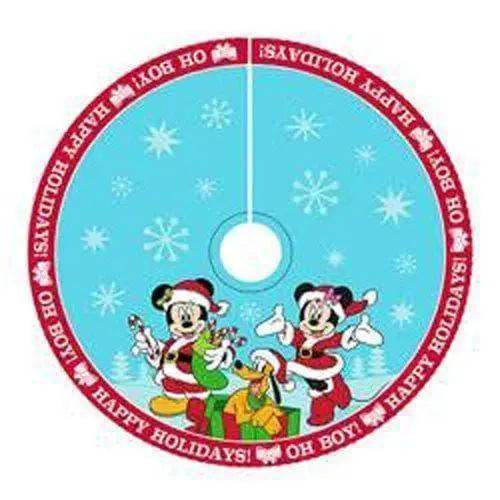  Disney Mickey Mouse Satin Christmas Tree Skirt 48 Inch -  ToylandEU™
