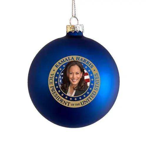  Biden 46th President Glass Ball Ornament 80mm Blue Flag -  ToylandEU™