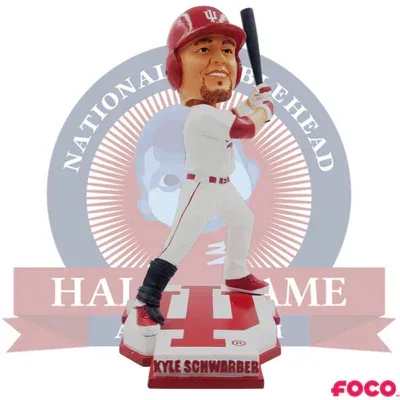 Kyle Schwarber Indiana Hoosiers Bobblehead With Indiana University Logo Base - ToylandEU
