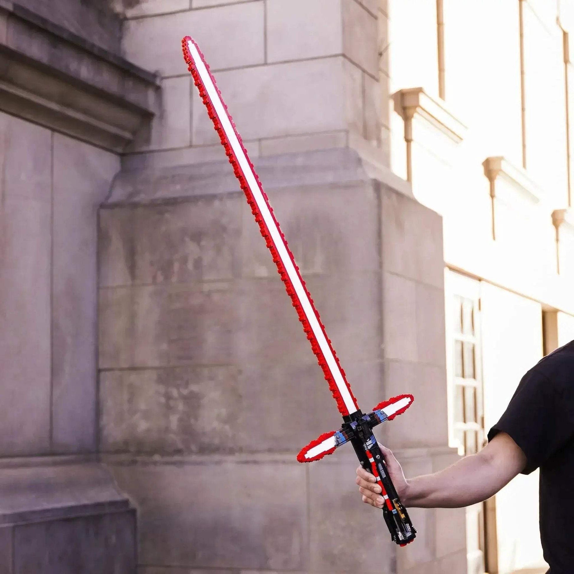 Life Size Kylo Ren Lightsaber Built With LEGO Bricks - ToylandEU