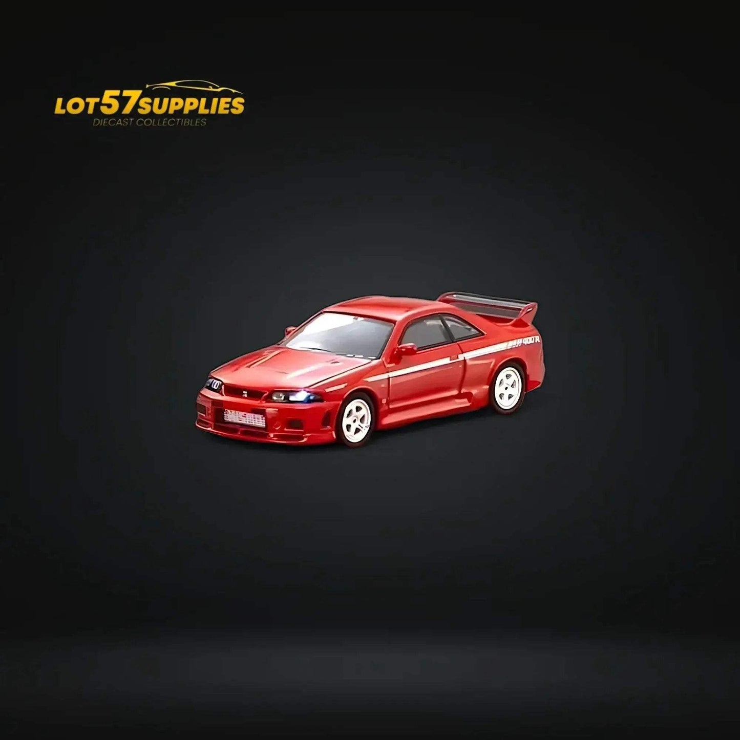 Kyosho Nismo 400R R33 Tokyo Auto Show KL 2024 Exclusive Red Light Version 1:64 - ToylandEU