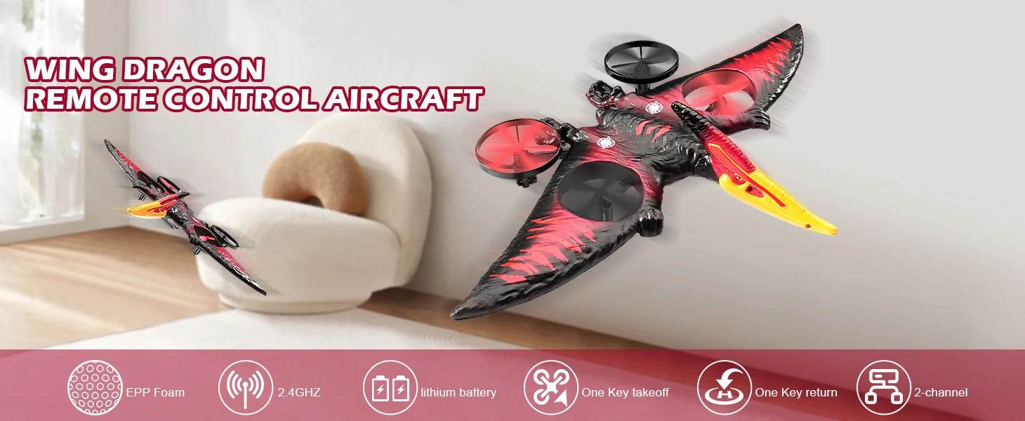 L0712 RC Plane 2.4G Remote Control Aircraft Glider for Kids - ToylandEU
