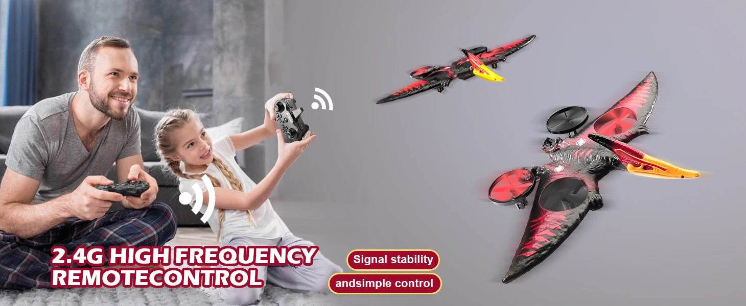 L0712 RC Plane 2.4G Remote Control Aircraft Glider for Kids - ToylandEU