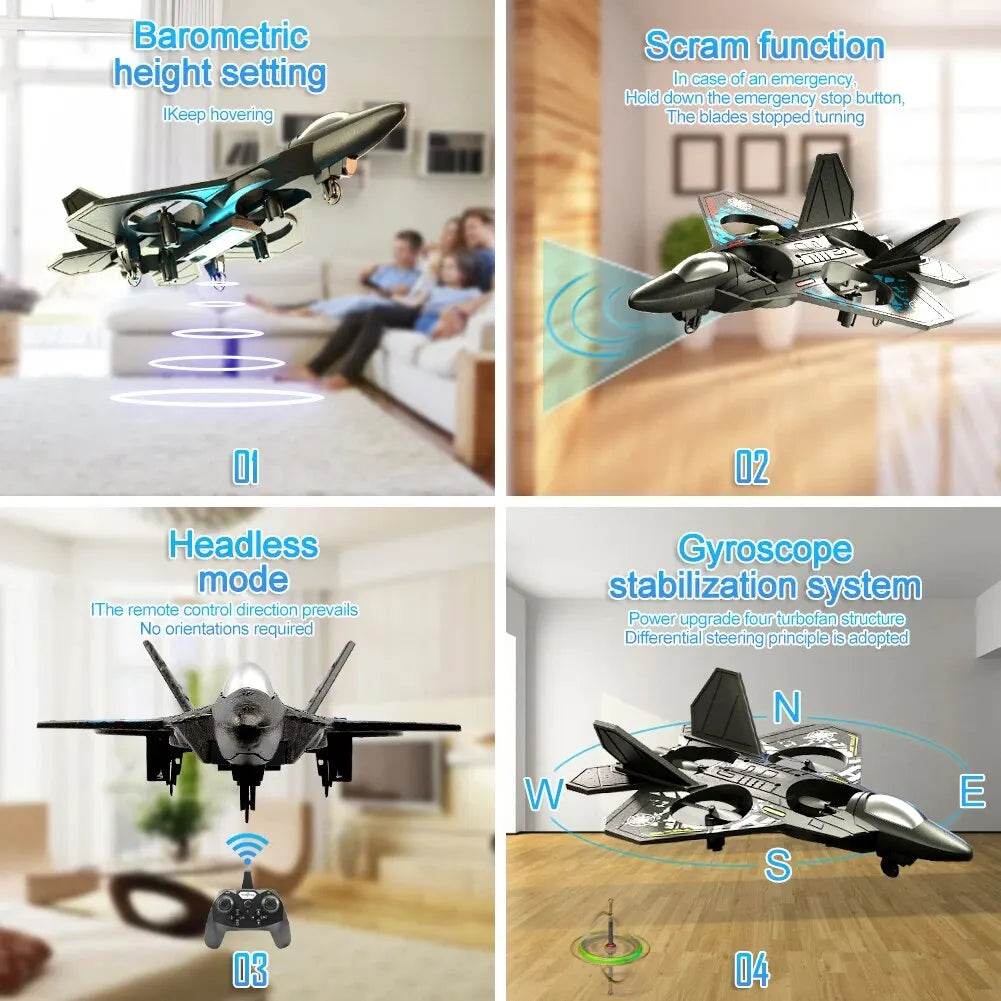 L0712 RC Plane 2.4G Remote Control Aircraft for Kids - ToylandEU