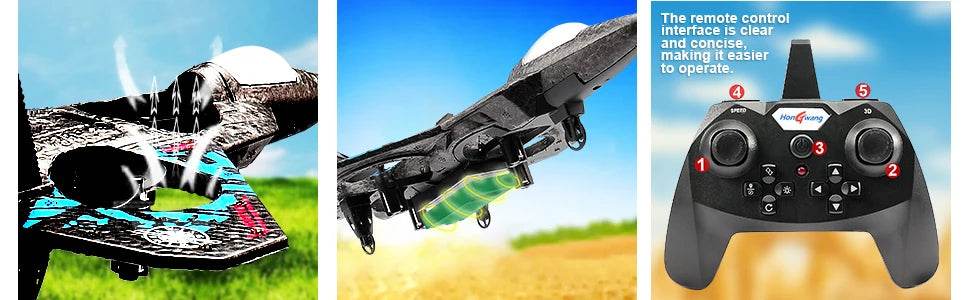 L0712 RC Plane 2.4G Remote Control Aircraft for Kids - ToylandEU