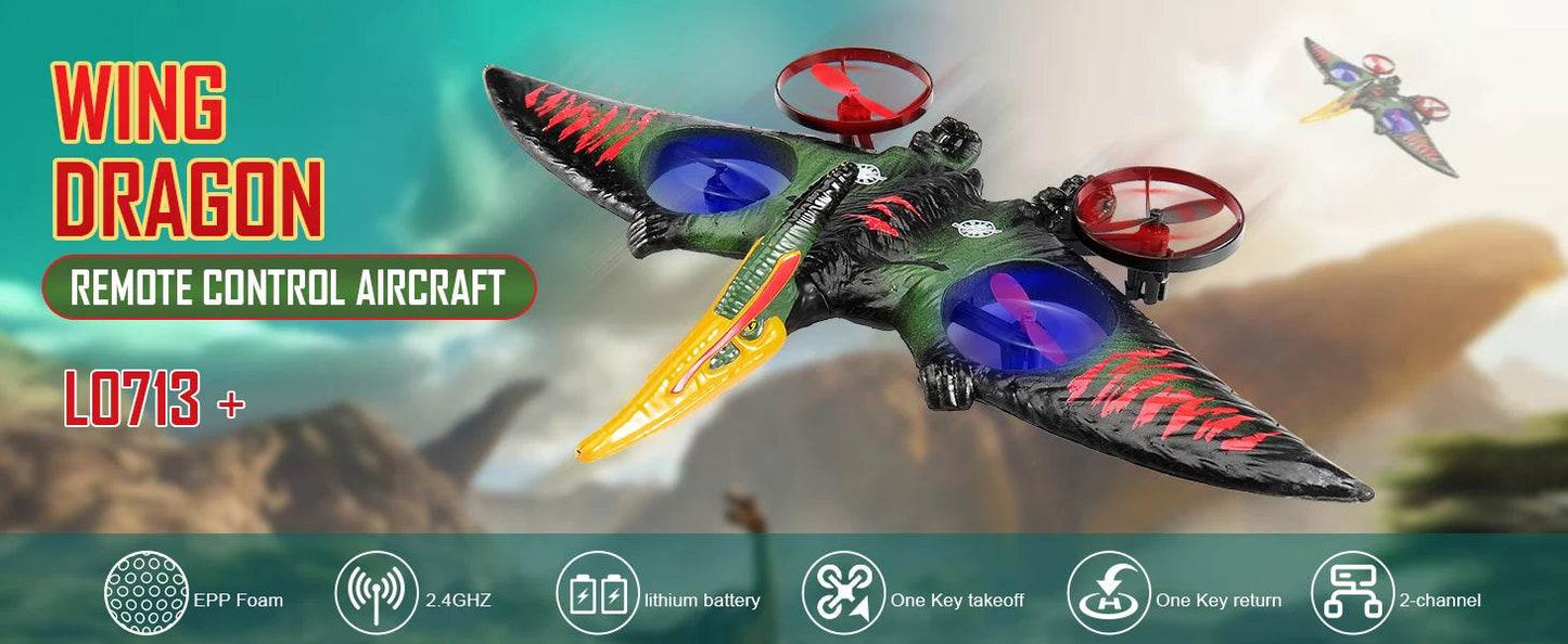 L0712 RC Plane 2.4G Remote Control Aircraft for Kids - ToylandEU