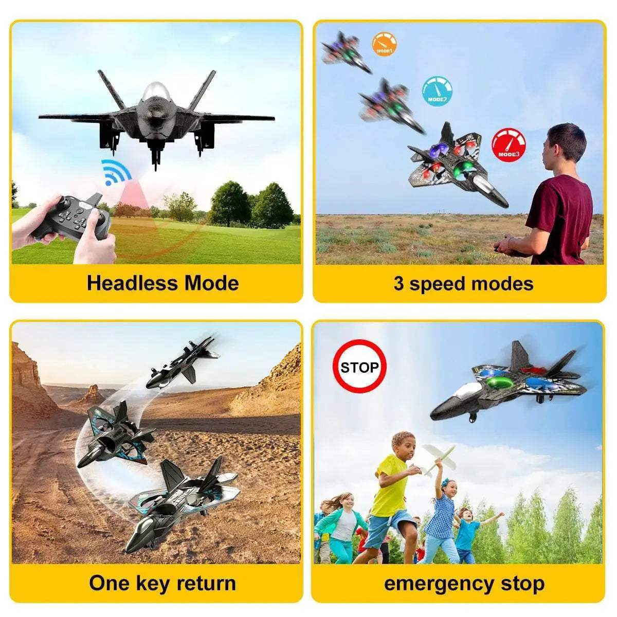  L0712 RC Plane 2.4G Remote Control Aircraft for Kids -  ToylandEU™