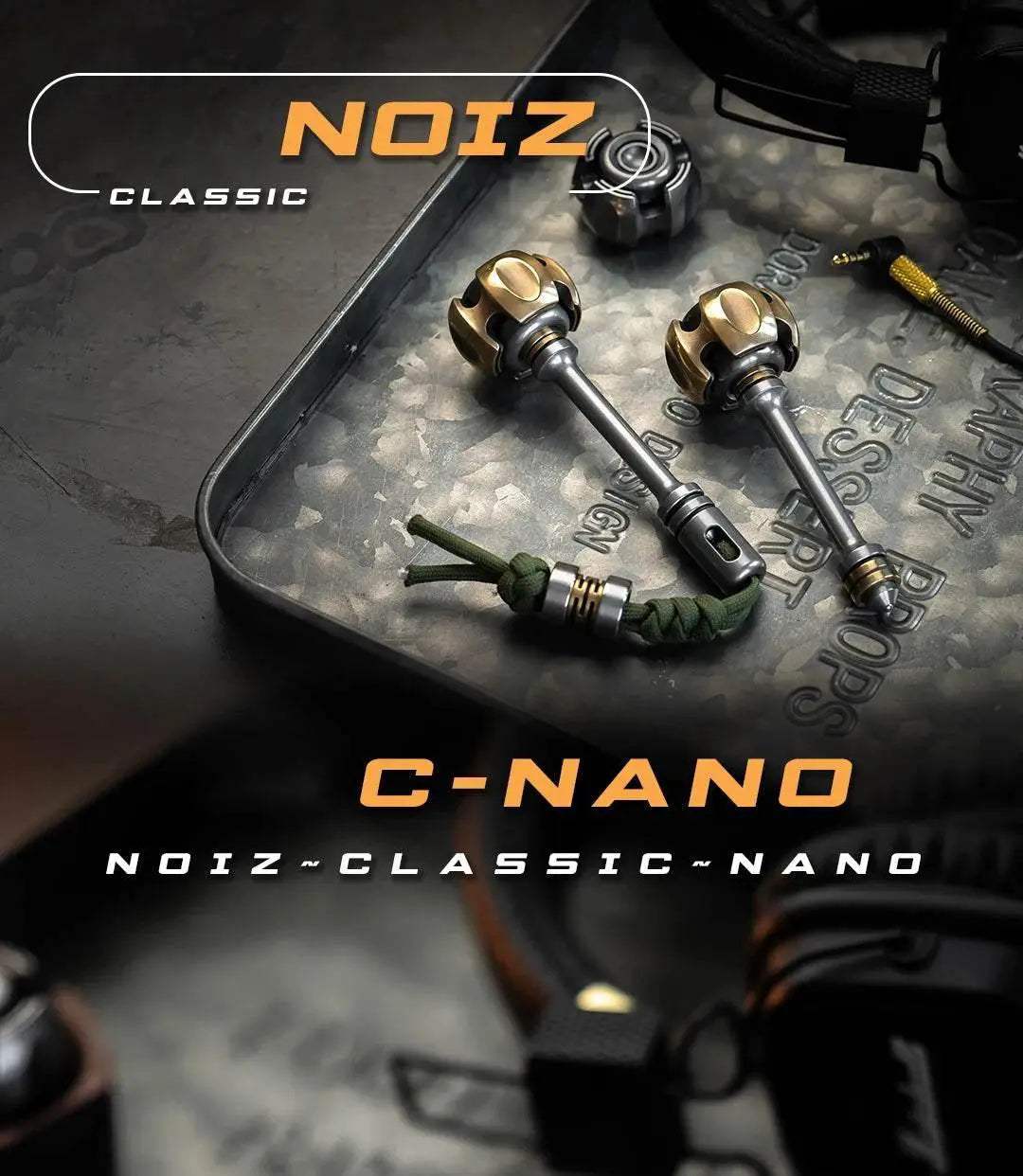 LAUTIE Fingertip Gyro NOIZ C-NANO EDC Out Of Print Decompression Luminous Metal Fidget Toy - ToylandEU