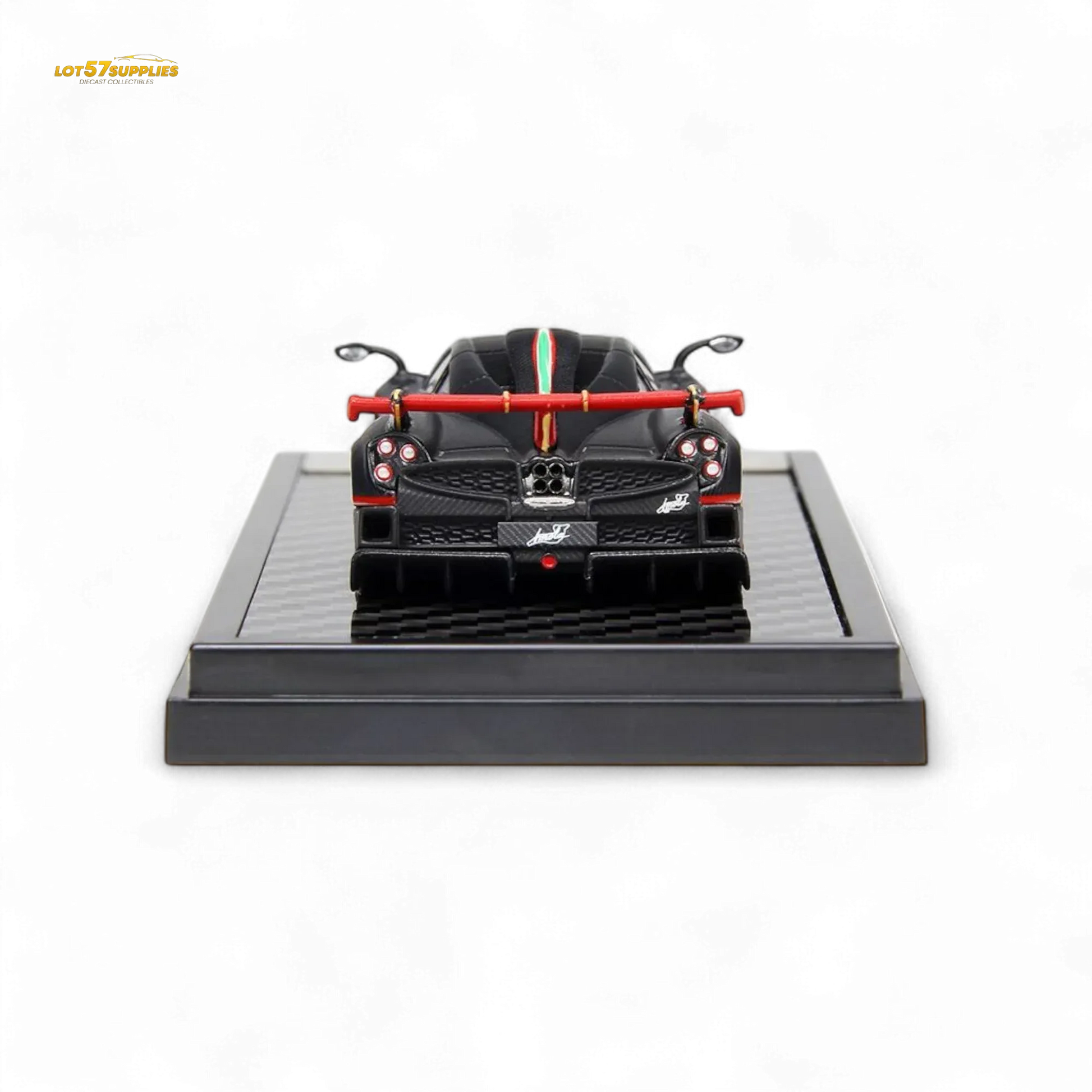 LCD Pagani Imola Diecast OneToSixtyFour Matte Black Model Limited Preorder - ToylandEU