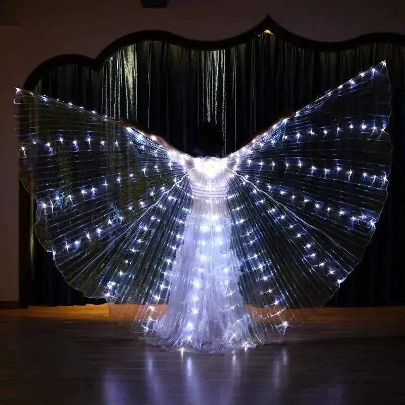 LED Angel Wings Costume Glow For Adults And Kids Party - ToylandEU