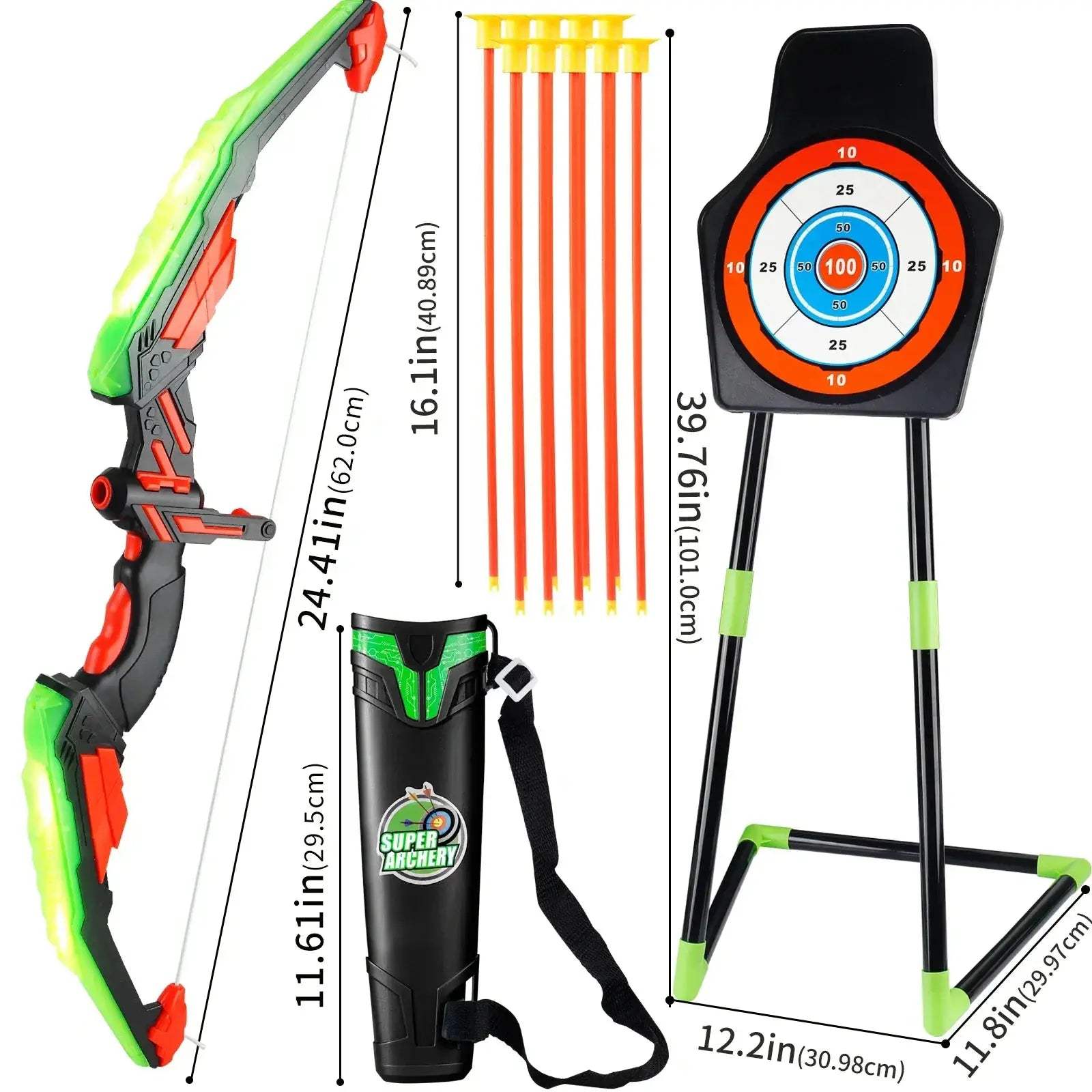  LED Archery Toy Set For Outdoor Adventure And Party Fun -  ToylandEU™
