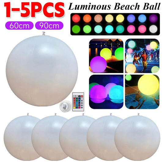  LED Beach Ball Light For Pool Parties 16 Colors -  ToylandEU™