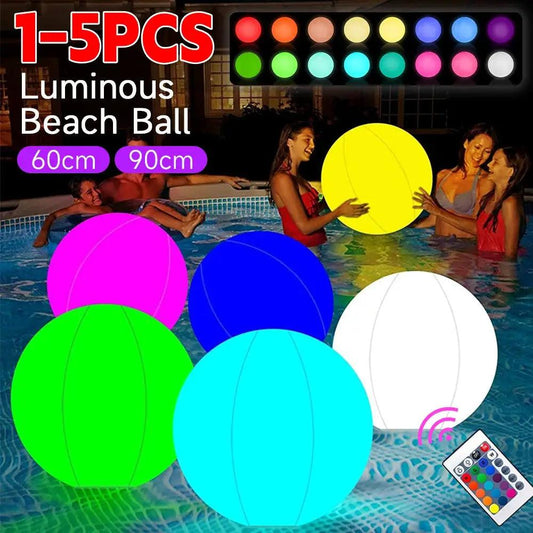  LED Beach Ball Light For Pool Parties 16 Colors -  ToylandEU™