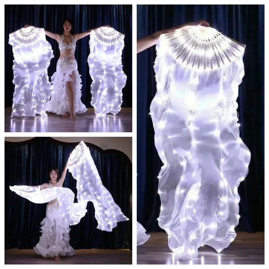  LED Belly Dance Fan 126 LEDs Dazzling Stage Show -  ToylandEU™