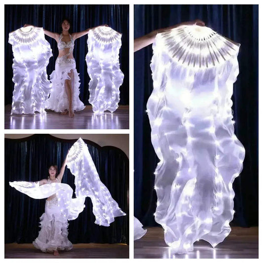 LED Belly Dance Fan for Dazzling Stage Performances - ToylandEU