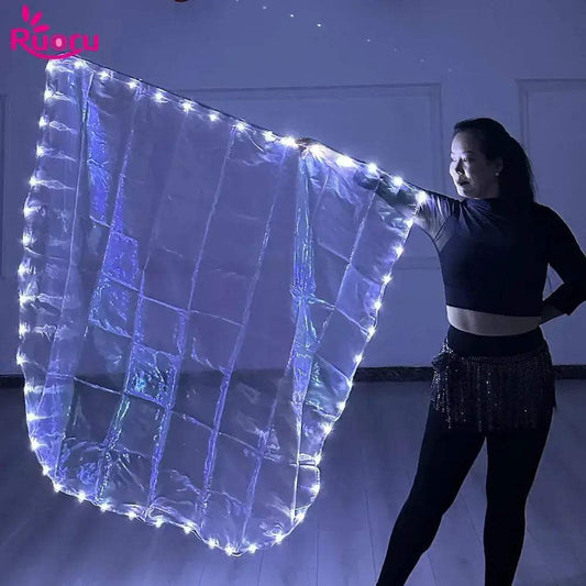 LED Belly Dance Flag With USB Powered Bright Light Stick - ToylandEU