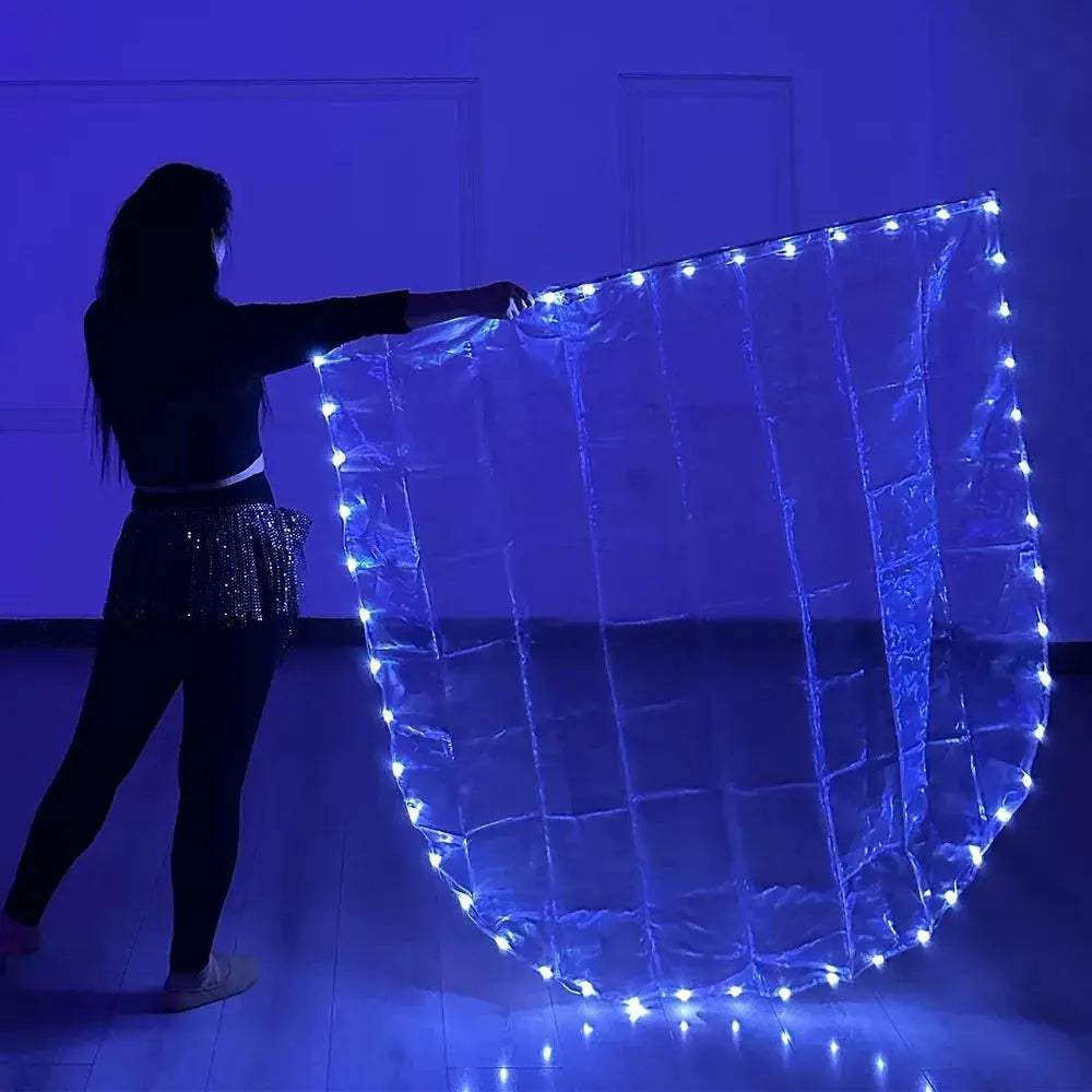 LED Belly Dance Flag With USB Powered Bright Light Stick - ToylandEU