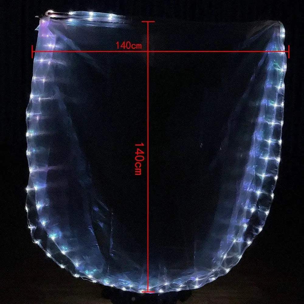 LED Belly Dance Flag With USB Powered Bright Light Stick - ToylandEU