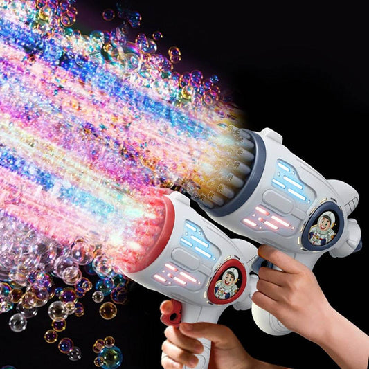 LED Bubble Rocket Gun - Fun Bubble Machine for Kids and Adults - ToylandEU
