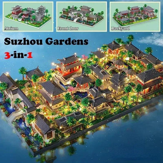  LED Building Blocks Suzhou Landscape Toy Gift Lego -  ToylandEU™