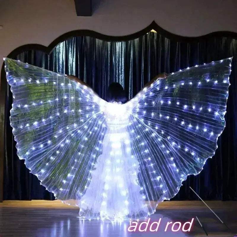 LED Butterfly Wings Costume For Kids Glittering Stage Performance - ToylandEU