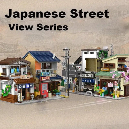  LED City Japanese Street View Building Blocks ABS -  ToylandEU™
