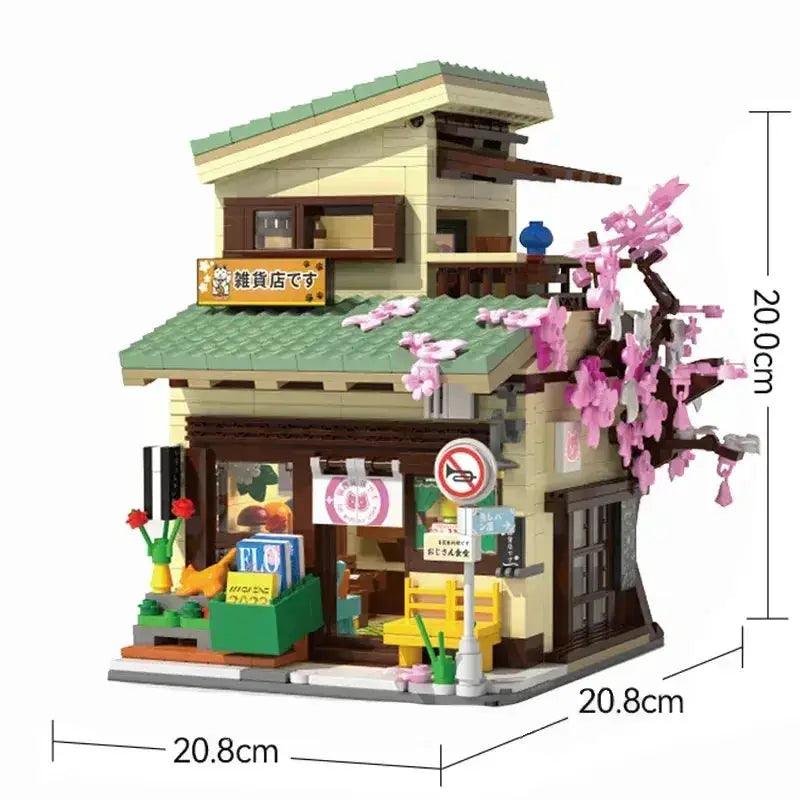  LED City Japanese Street View Building Blocks ABS -  ToylandEU™