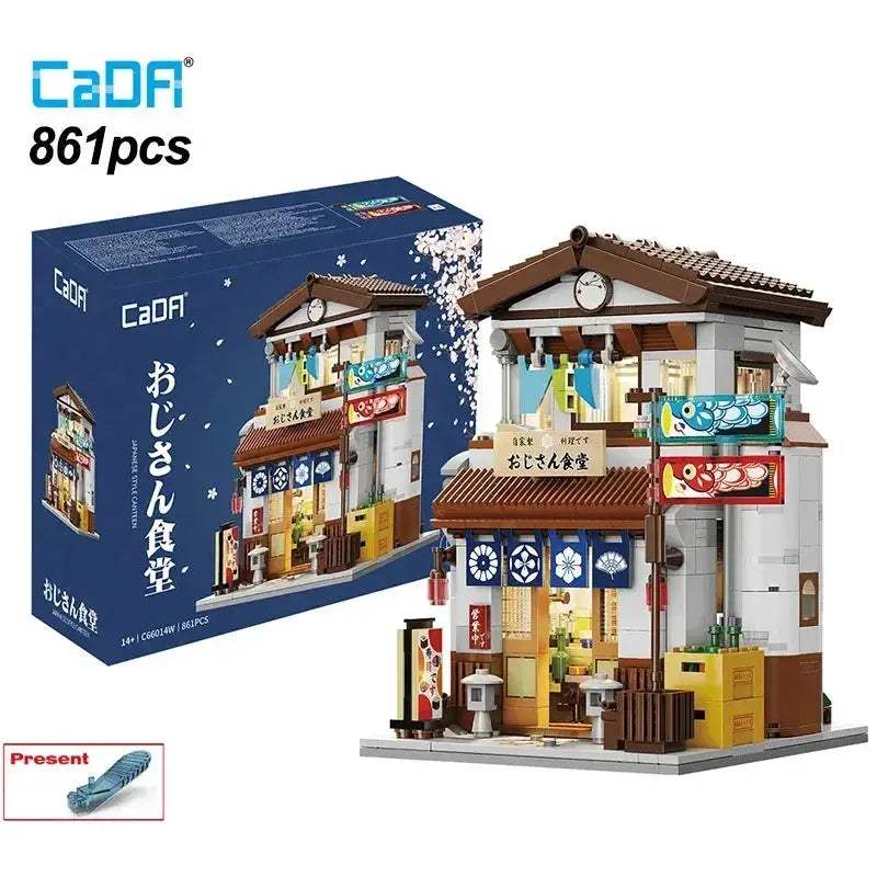 LED City Japanese Street View Building Blocks For Display - ToylandEU