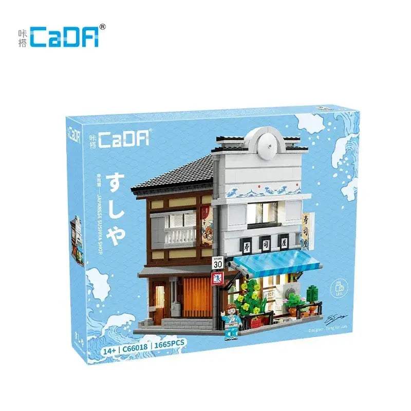 LED City Japanese Street View Building Blocks For Display - ToylandEU