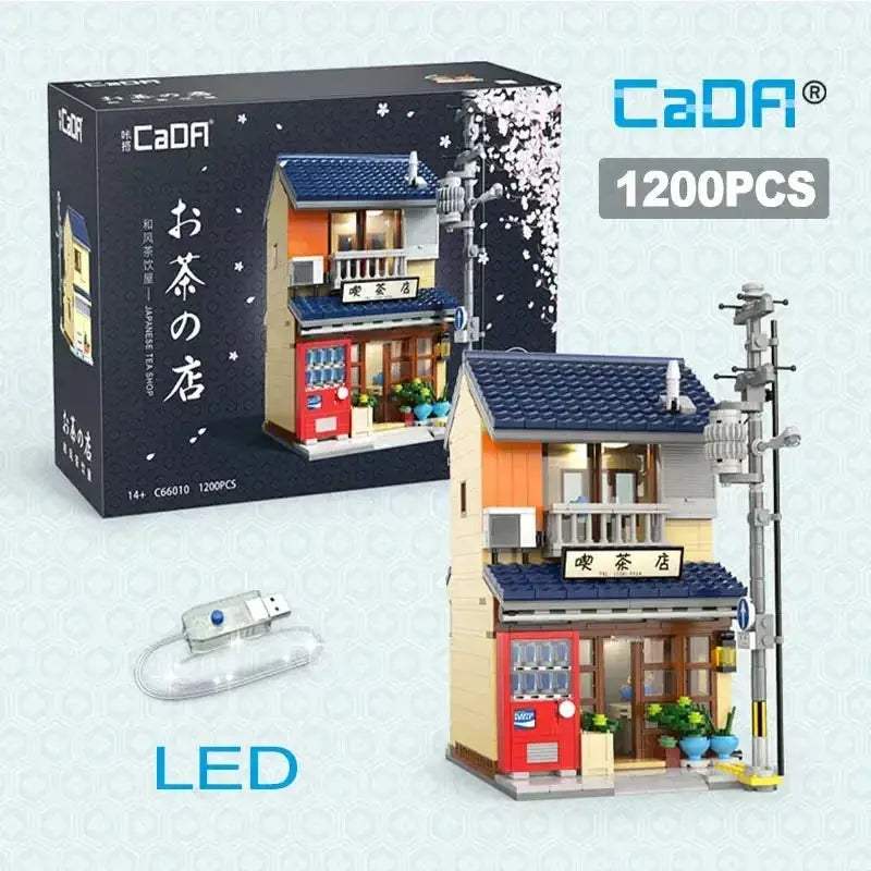 LED City Japanese Street View Building Blocks For Display - ToylandEU