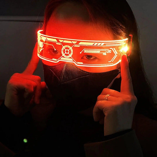  LED Colorful Glowing Glasses Neon Party Premium Glow -  ToylandEU™