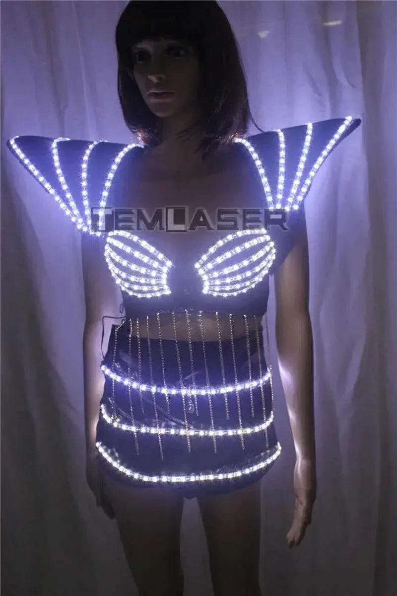  LED Costumes Suits Clothes Bra For Evening Party Supplies -  ToylandEU™