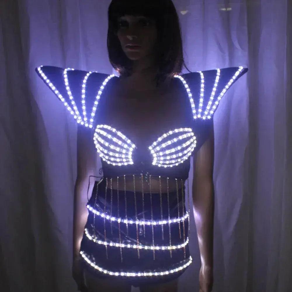  LED Costumes Suits Clothes Bra For Holiday Show Performance -  ToylandEU™