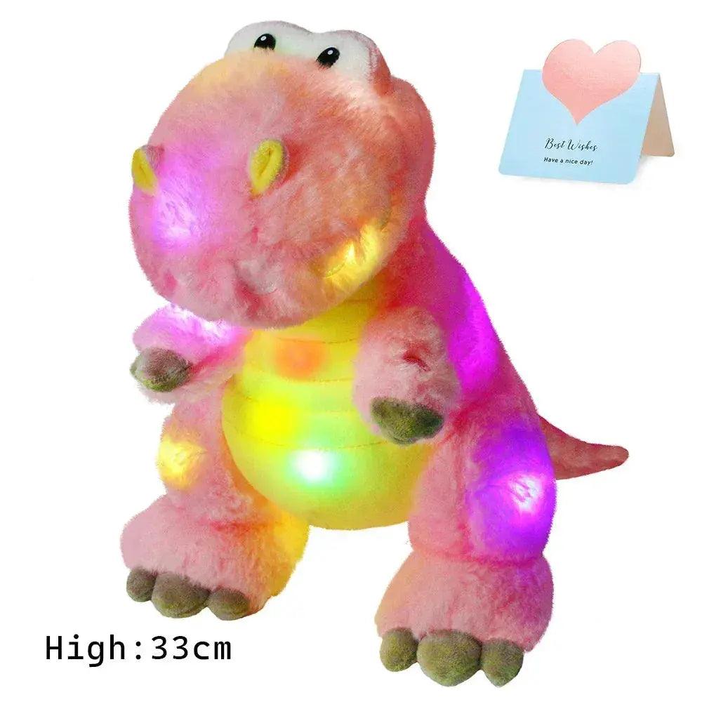  LED Dinosaur Plush Toy T Rex Pillow Soft Night Light -  ToylandEU™
