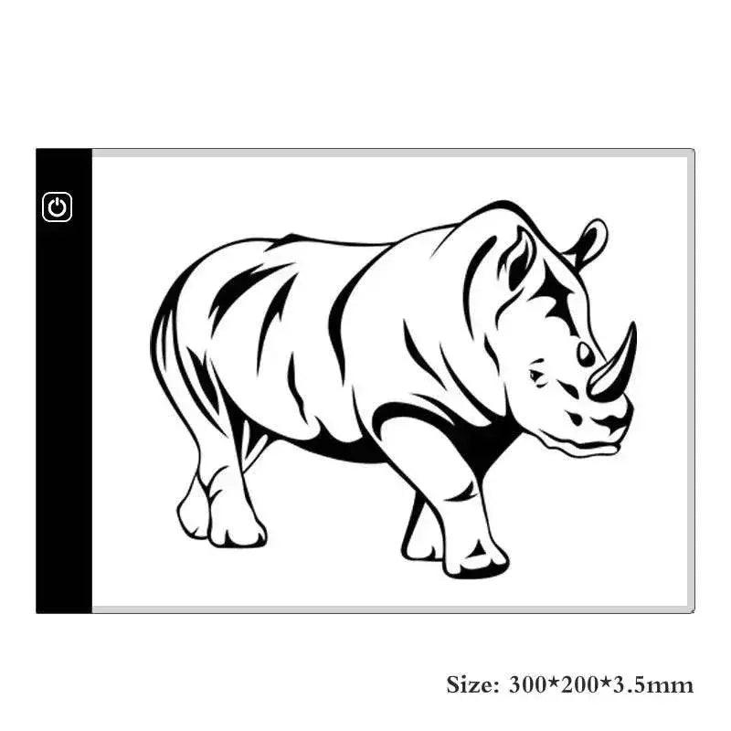  A4 Level Dimmable LED Drawing Copy Pad Board Educational Kids Toy Painting Creative Gifts for Children -  ToylandEU™