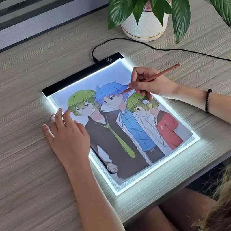  A4 Level Dimmable LED Drawing Copy Pad Board Educational Kids Toy Painting Creative Gifts for Children -  ToylandEU™