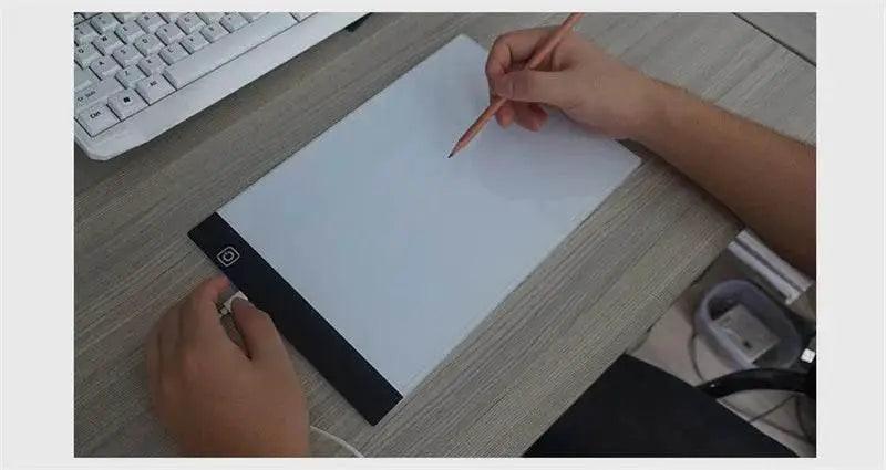  A4 Level Dimmable LED Drawing Copy Pad Board Educational Kids Toy Painting Creative Gifts for Children -  ToylandEU™