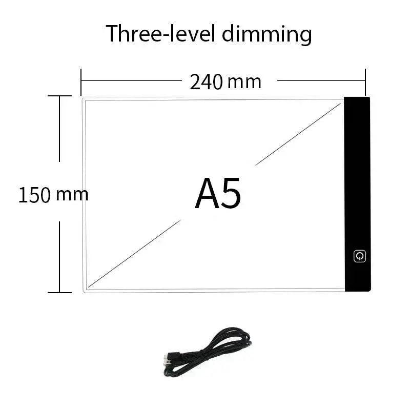  A4 Level Dimmable LED Drawing Copy Pad Board Educational Kids Toy Painting Creative Gifts for Children -  ToylandEU™