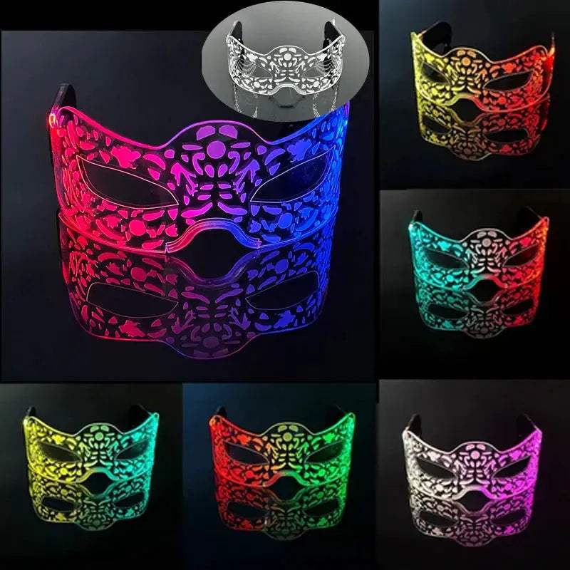  LED Glasses For Rave Parties Pulsing Lights Deluxe -  ToylandEU™