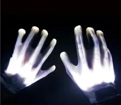  LED Gloves Neon Skull Flashing Lights For Halloween -  ToylandEU™