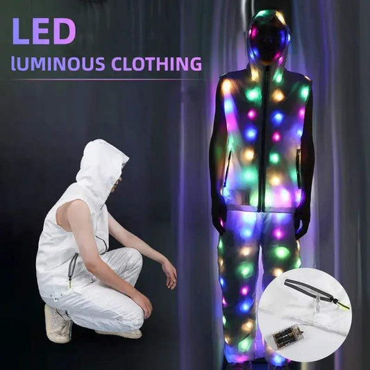 LED Glow Dance Jacket For Raves And Halloween Performances Waterproof - ToylandEU