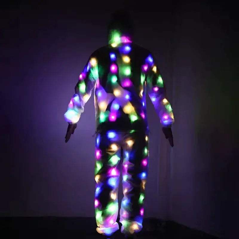 LED Glow Dancing Costume Jacket And Pants Set For Kids - ToylandEU