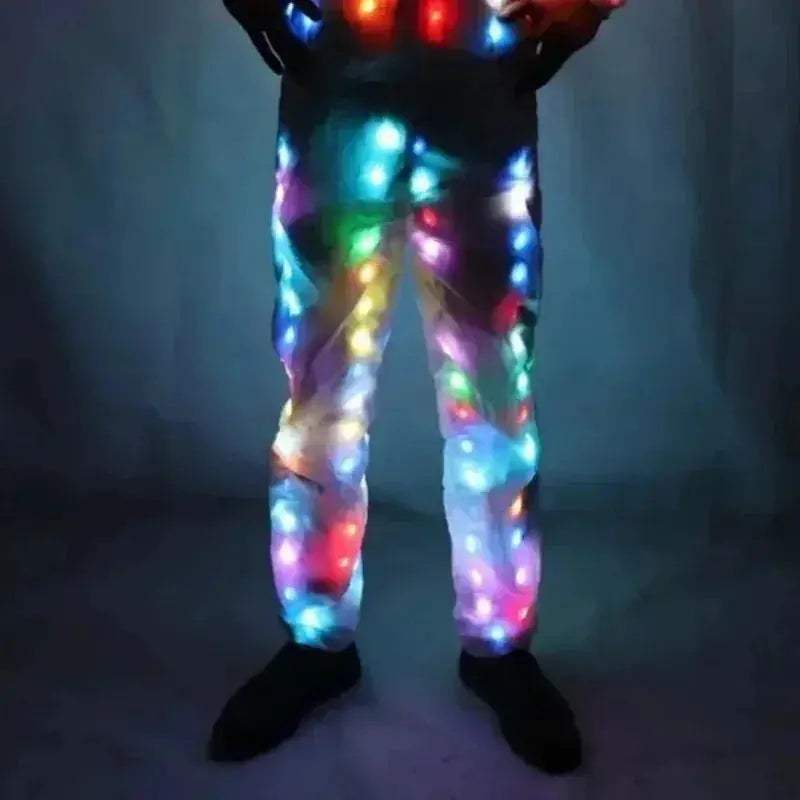 LED Glow Dancing Costume Jacket And Pants Set For Kids - ToylandEU