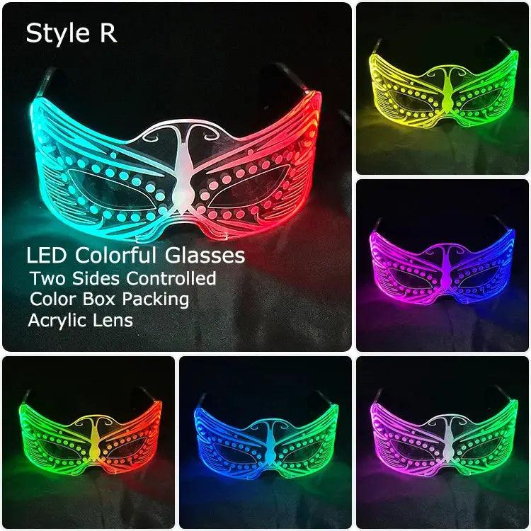  LED Glow Glasses Light Up Party Eyewear Halloween -  ToylandEU™